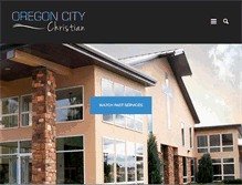 Tablet Screenshot of oregoncitychristian.org